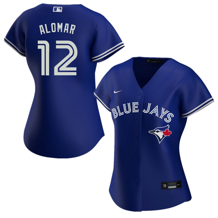 Nike Women #12 Roberto Alomar Toronto Blue Jays Baseball Jerseys Sale-Blue